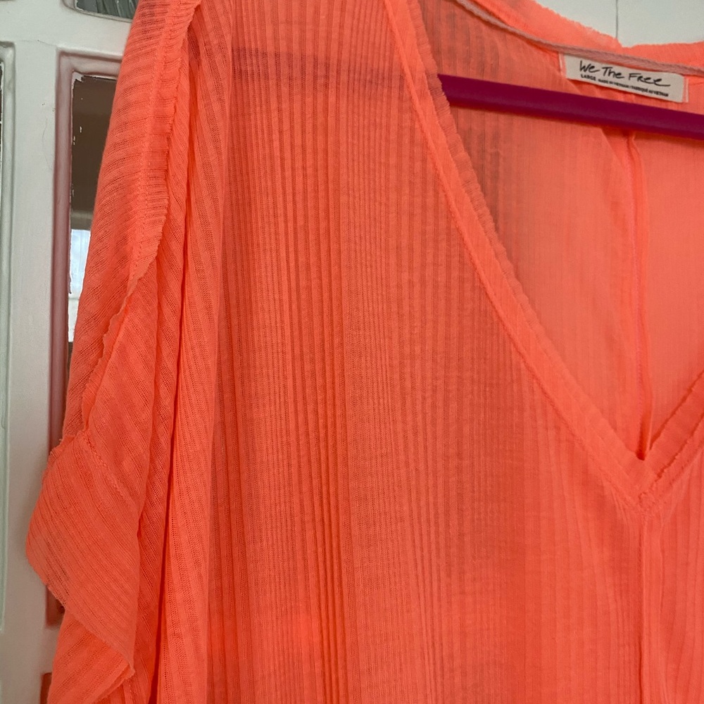 We The Free Neon Ribbed Top - Picture 2 of 3